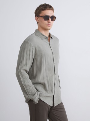 Lc Waikiki Yeni Sezon Rahat Kalıp Uzun Kollu Erkek Gömlek