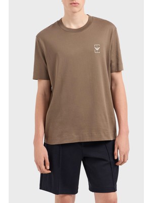 Emporio Armani Emporio Armani % 100 Pamuk Relaxed Fit Bisiklet Yaka T Shirt Erkek T Shirt EM001068 AF12926 U6195