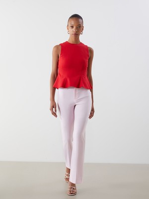 Lc Waikiki Yeni Sezon Dar Fit Ispanyol Paça Kadın Pantolon