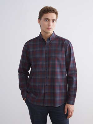 Lc Waikiki Yeni Sezon Regular Fit Uzun Kollu Ekose Erkek Gömlek