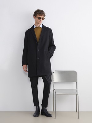 Lc Waikiki Yeni Sezon Standart Kalıp Erkek Kaşe Kaban