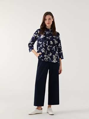 Lc Waikiki Yeni Sezon Beli Lastikli Puantiyeli Kadın Pantolon