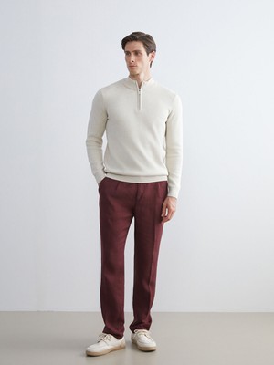 Lc Waikiki Yeni Sezon Standart Kalıp Keten Erkek Pantolon