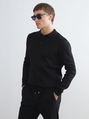 Lc Waikiki Yeni Sezon Polo Yaka Uzun Kollu Erkek Triko Kazak