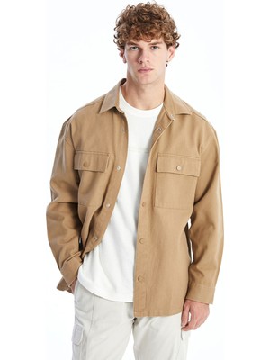 Lc Waikiki Yeni Sezon Rahat Kalıp Gabardin Erkek Gömlek Ceket