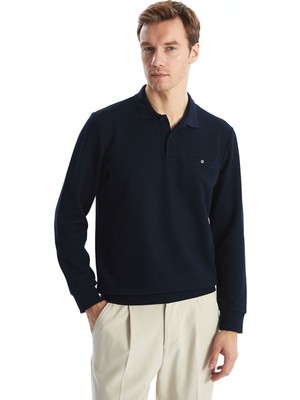 Lc Waikiki Yeni Sezon Polo Yaka Uzun Kollu Erkek Sweatshirt