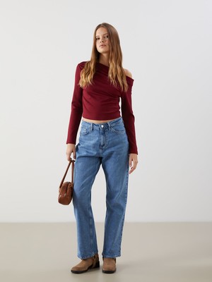 Lc Waikiki Yeni Sezon Straight Fit Kadın Jean Pantolon