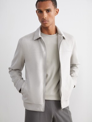 Lc Waikiki Yeni Sezon Slim Fit Gömlek Yaka Süet Erkek Mont