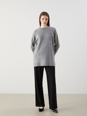 Lc Waikiki Yeni Sezon Beli Lastikli Geniş Paça Kadın Pantolon