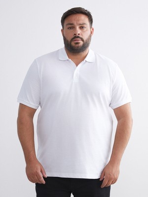 Lc Waikiki Yeni Sezon Büyük Beden Polo Yaka Pike Erkek Tişört