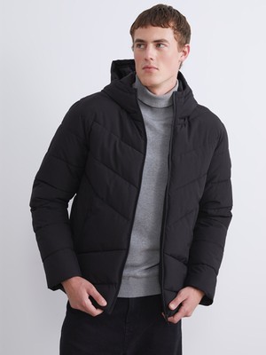 Lc Waikiki Yeni Sezon Standart Kalıp Kapüşonlu Erkek Şişme Mont