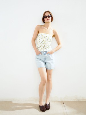 Lc Waikiki Yeni Sezon Dar Fit Kadın Jean Şort