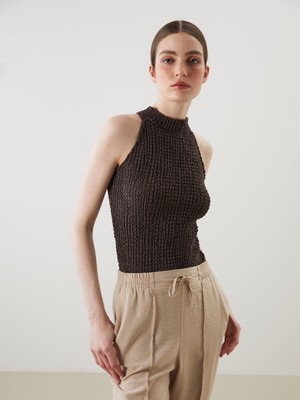 Lc Waikiki Yeni Sezon Halter Yaka Dokulu Kadın Bluz