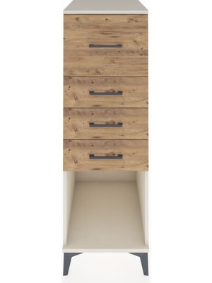 Kronos Dolap 4 Çekmeceli 44X59X134 Aytaşı-Çam