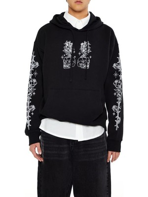 F21 Baskılı Sweatshirt