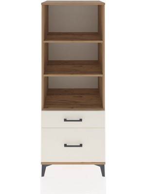 Hyperion Dolap 3 Raflı 2 Çekmeceli 60X44X163 Çam-Aytaşı