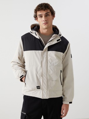 Lc Waikiki Yeni Sezon Rahat Kalıp Kapüşonlu Erkek Orta Kalın Mont