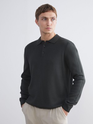 Lc Waikiki Yeni Sezon Polo Yaka Uzun Kollu Erkek Triko Kazak