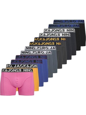 Jack Jones Jacnıne Zero Solıd Trunks 12 Pack Ln Boxer 12277575