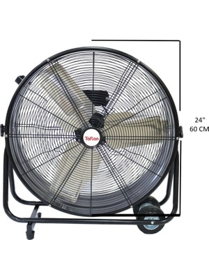Taflan Kaşkar FLD-600 Sanayi Tipi Yer Vantilatörü 60 cm