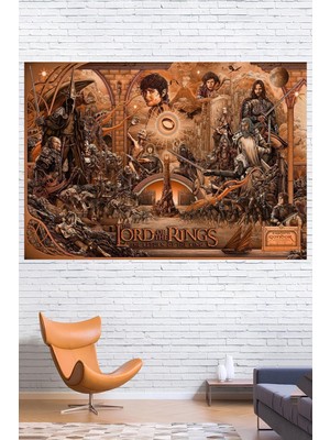 Yüzüklerin Efendisi Kralın Dönüşü Duvar Örtüsü Duvar Halısı Wall Tapestry