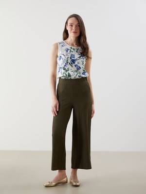 Lc Waikiki Yeni Sezon Beli Lastikli Dokulu Kadın Pantolon Etek