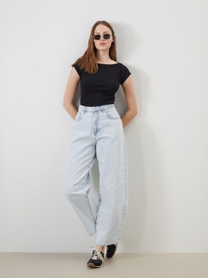 Lc Waikiki Yeni Sezon Baggy Fit Kadın Jean Pantolon