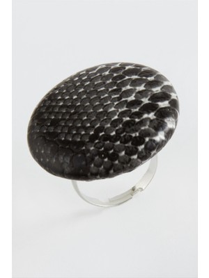 Ds-Derin Yuvarlak Eklem Yüzük-Siyah