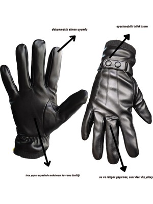 Deri Motosiklet Eldiveni