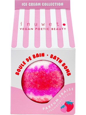 Inuwet Icecream Çilek Banyo Bombası