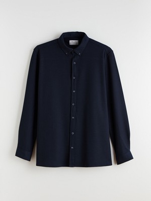 Lc Waikiki Yeni Sezon Büyük Beden Slim Fit Uzun Kollu Erkek Gömlek