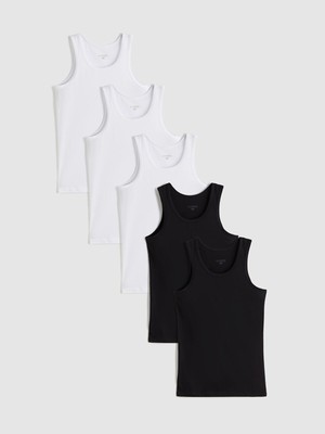 Lc Waikiki Yeni Sezon U Yaka Penye Erkek Atlet 5'li