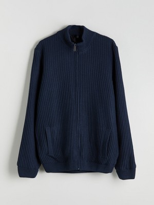 Lc Waikiki Yeni Sezon Standart Kalıp Dik Yaka Erkek Triko Hırka