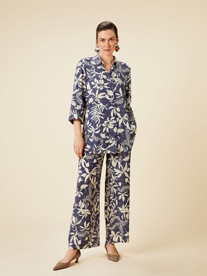 Lc Waikiki Yeni Sezon Beli Lastikli Desenli Kadın Pantolon