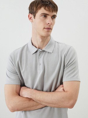 Lc Waikiki Yeni Sezon Polo Yaka Penye Erkek Tişört