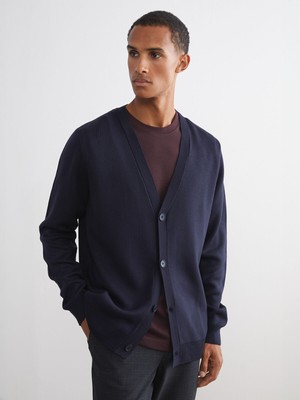 Lc Waikiki Yeni Sezon Standart Kalıp V Yaka Erkek Triko Hırka