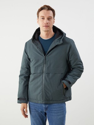 Lc Waikiki Yeni Sezon Standart Kalıp Kapüşonlu Erkek Mont