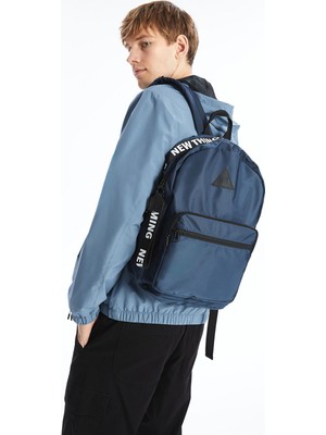 Lc Waikiki Yeni Sezon Yazı Baskılı Erkek Sırt Çantası