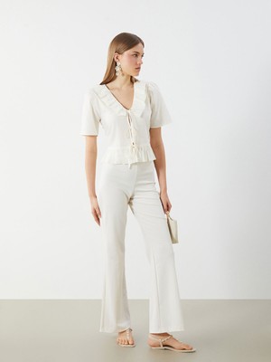 Lc Waikiki Yeni Sezon Beli Lastikli Kadın Pantolon