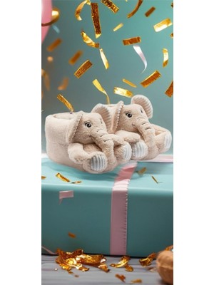 Elfi Pembe Kadın Hayvanlı Yeni Sezon Panduf