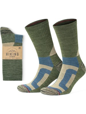GoWith Yünlü Taban Altı Havlulu Dikişsiz Hiking Çorabı Orta Kalınlık 43-46 Erkek Outdoor Kullanım