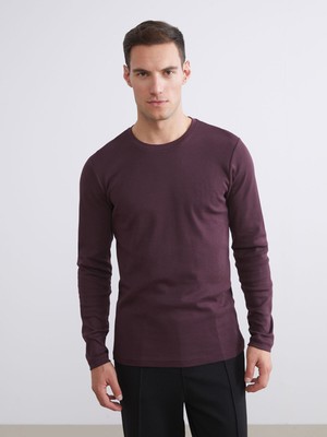 Lc Waikiki Yeni Sezon Bisiklet Yaka Basic Uzun Kollu Erkek Tişört