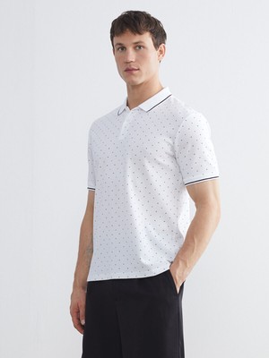 Lc Waikiki Yeni Sezon Polo Yaka Desenli Pike Erkek Tişört
