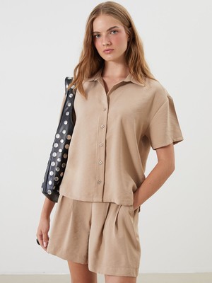 Lc Waikiki Yeni Sezon Loose Fit Kadın Gömlek