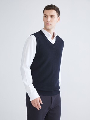 Lc Waikiki Yeni Sezon Standart Kalıp V Yaka Erkek Triko Süveter