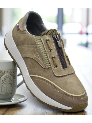 5210 Tam Ortopedik Taban Hakiki Nubuk Deri Erkek Ayakkabı Mevsimlik Erkek Ayakkabı