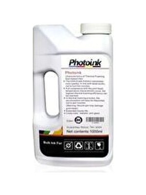 Photoink Epson T6741 Claria ve L Serisi Yazıcılar Için Uyumlu 1 Litre Siyah Mürekkep