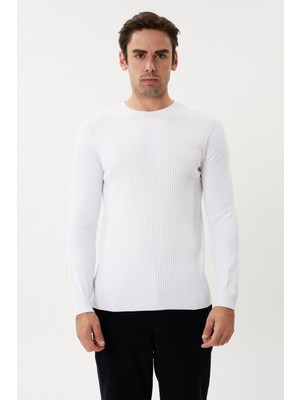 Et 3632 Bisiklet Yaka Tüylenmez Erkek Triko Kazak