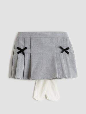 Lc Waikiki Yeni Sezon Beli Lastikli Pileli Kız Çocuk Şort Etek