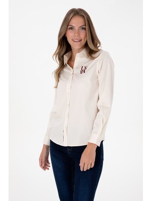 U.s. Polo Assn. Kadın Gömlek Desenli 50308653-VR256